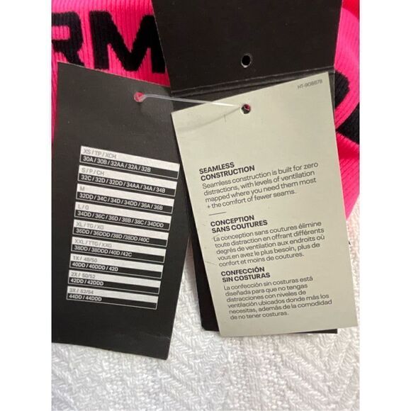 UNDER ARMOUR Women’s XSmall Seamless Low Long Heather Bra - Picture 8 of 14